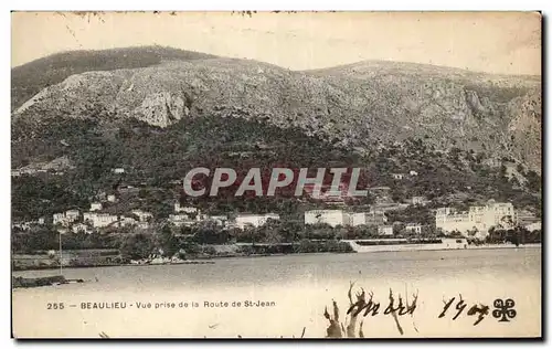 Cartes postales Beaulieu Vue Prise De La Route De St Jean