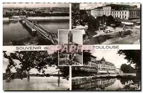 Ansichtskarte AK Toulouse Pont Suspendu