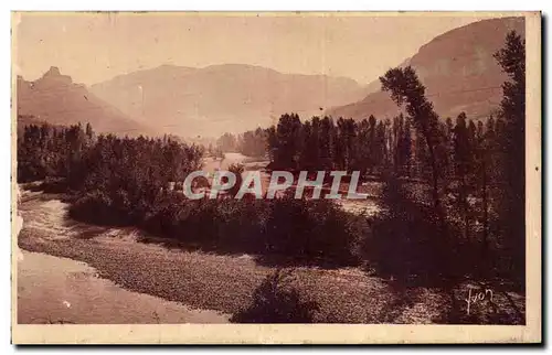 Cartes postales La Douce France Gorges du Tarn Le Rozier L'entree des gorges en venant de Milau au confluent