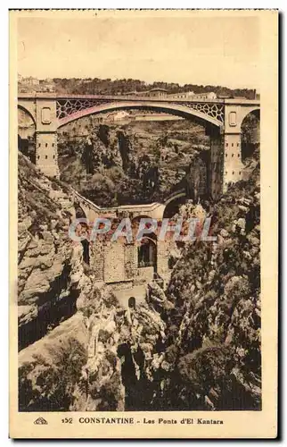 Cartes postales Algerie Constantine Les Ponts d&#39El Kantara