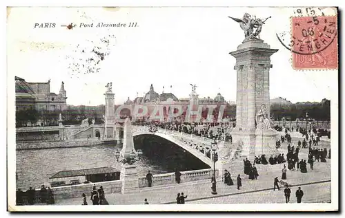 Cartes postales Paris Le Pont Alexandre III