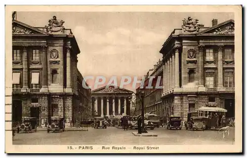 Cartes postales Paris Rue Royale Royal Street