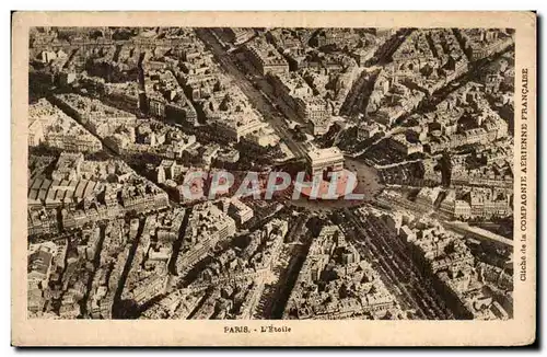 Cartes postales Paris L&#39Etoile Arc de TRiomphe