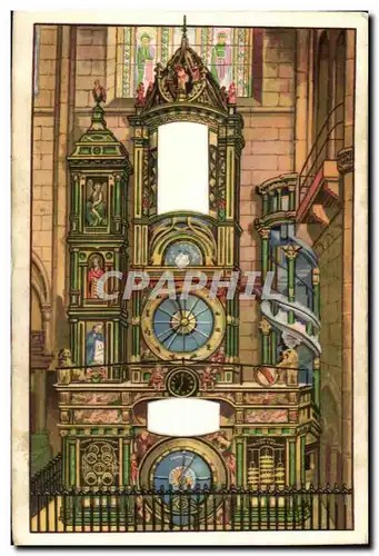 Cartes postales L&#39Horloge astronomique de la Cathedrale de Strasbourg