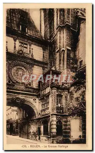 Cartes postales Rouen La Grosse Horloge