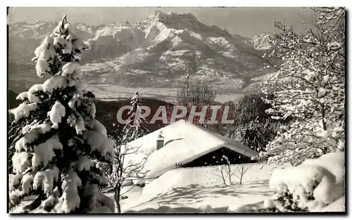 Cartes postales moderne Leysin et les Dents du Midi