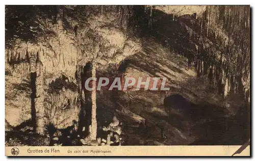 Cartes postales Grottes de Han Un coin des Mysterieuses