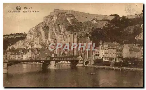 Cartes postales Dinant La Citadelle L&#39Eglise et le Pont