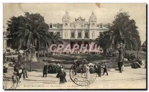 Cartes postales Monte Carlo Le Casino La Facade