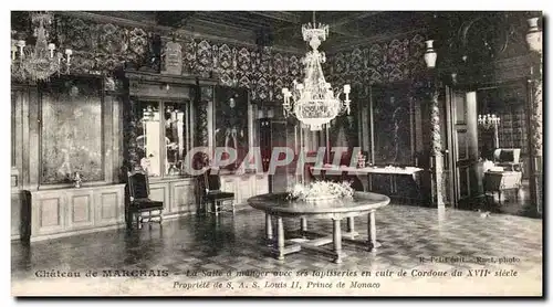 Cartes postales Marchais Chateau La salle a manger