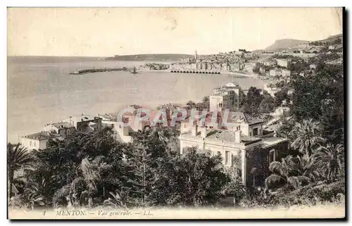 Cartes postales Menton Vue Generale