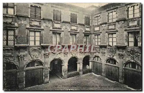 Ansichtskarte AK Toulouse Interieur de la maison de pierre