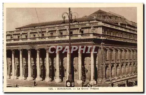 Cartes postales Bordeaux Le Grand Theatre