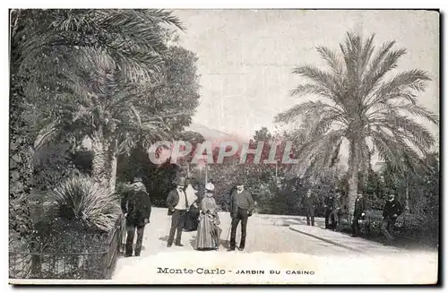 Cartes postales Monte Carlo Jardin Du Casino