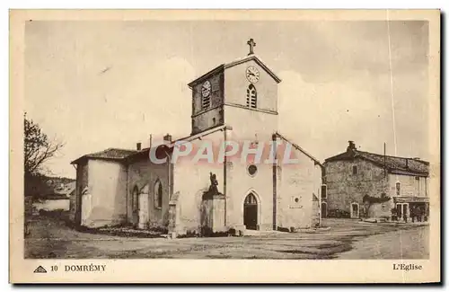 Cartes postales Domremy L&#39eglise