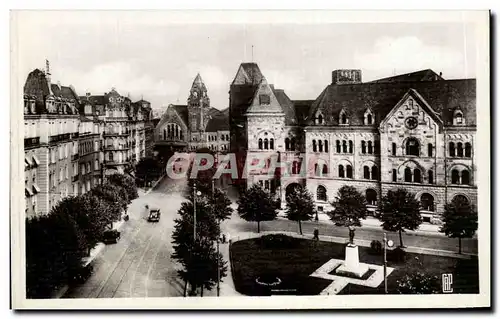 Ansichtskarte AK Metz La Poste Et La Gare