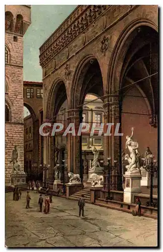 Cartes postales Loggla del Lanzl Firenze