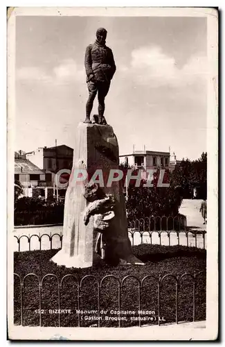 Ansichtskarte AK Bizerte Monument du capitaine Madon Tunisie