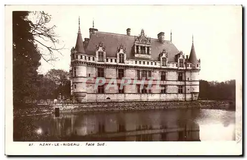 Cartes postales Azay Le Rideau Face Sud