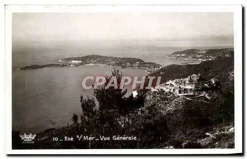 Cartes postales Eze Vue Generale