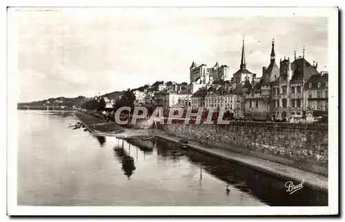 Cartes postales La Loire et le Chateau Saumur