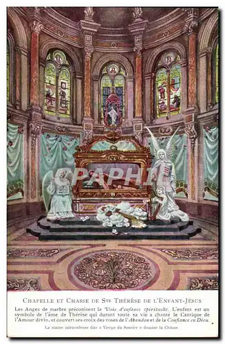 Ansichtskarte AK Chapelle Et Chasse De St Therese De L&#39Enfant Jesus Lisieux