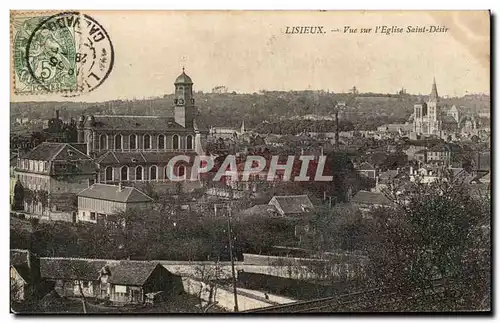 Cartes postales Lisieux Vue sur I&#39Eglise Saint Desir