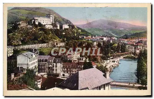 Cartes postales Lourdes Le Gave de Chateau Fort et le Pic du Jer