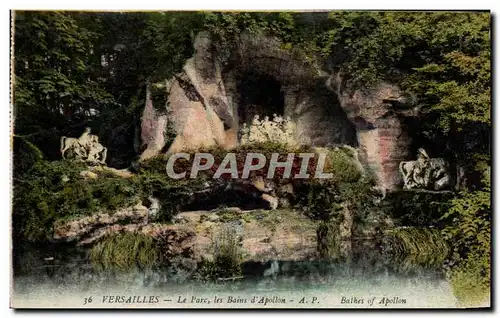 Cartes postales Versailles Le Parc les Bains d&#39Apollon