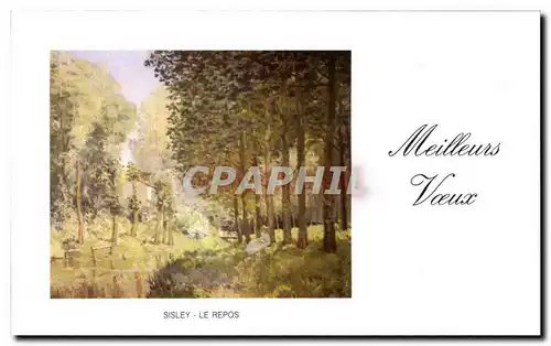 Cartes postales moderne Sisley Le Repos