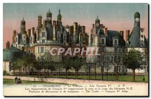 Ansichtskarte AK Chambord Le Chateau Aile Francois 1er