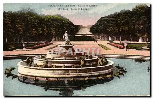 Ansichtskarte AK Versailles Le Parc Bassin de Latone