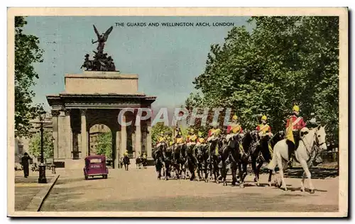 Cartes postales The Guards And Wellinggton Arch London Militaria