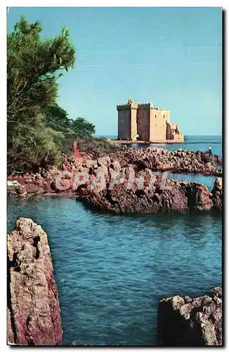 Cartes postales moderne Environs Cannes Ruines du Vieux Chateau Fortifie de l&#39Abbaye de Lerins