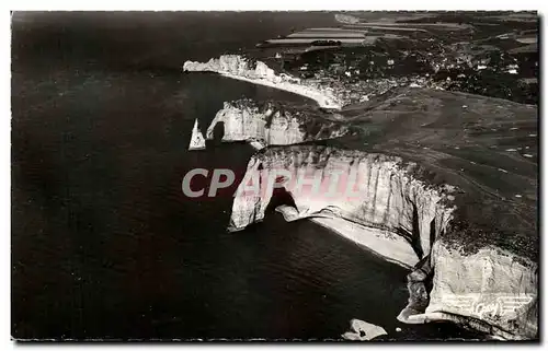 Moderne Karte Etretat Vue Generale Sur les Portes