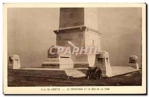 Cartes postales N D De Lorette Le Cenotaphe Et le Bas De La Tour