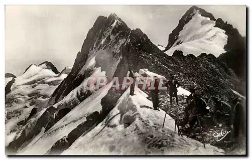 Ansichtskarte AK Les Alpes Le Valgaudemar Col du Gooberney De Ganche a Droite le Glacer de la Pilatte Les Bans le
