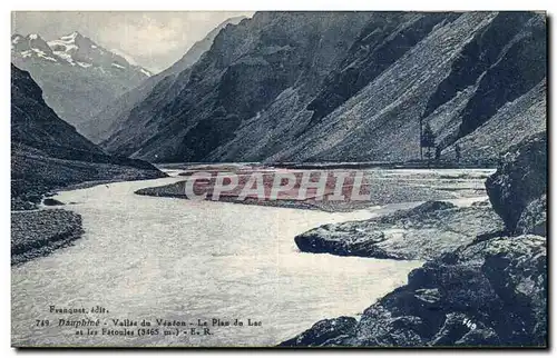 Cartes postales Dauphine Vallee du Veneon Le Plan du Lac et les Fetoules