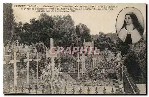 Cartes postales Lisieux Cimetiere des Carmelites Sainte Therese