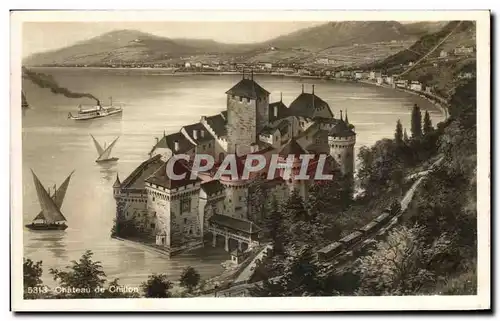 Cartes postales Chateau de Chillon