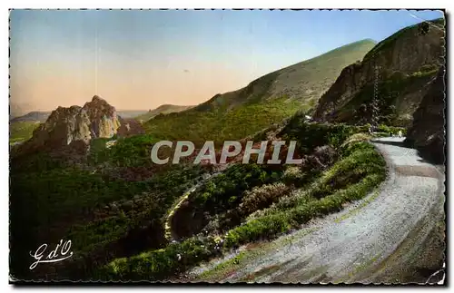 Ansichtskarte AK L&#39Auvergne Route Thermale d&#39Auvergne Roche Sanadoire Cirque du Chausse