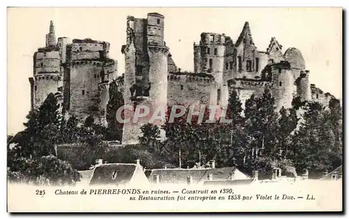 Cartes postales Chateau de pierrefonds