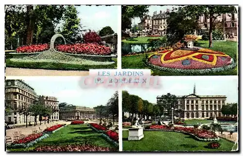 Moderne Karte Les Jardins de Bordeaux Le Jardin Public la Corbeille