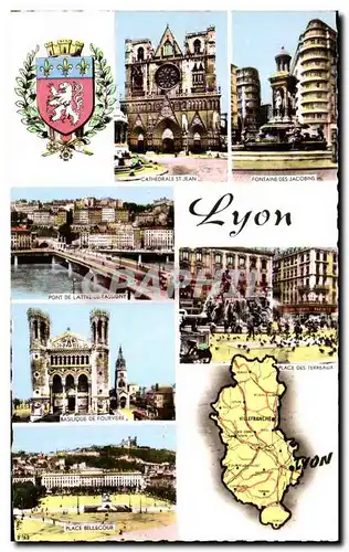 Cartes postales moderne Lyon