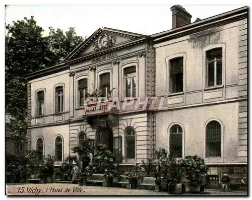 Cartes postales Vichy l&#39Hotel de Ville