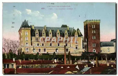 Cartes postales Les Hautes Pyrenees Pau Le Chateau D'Henri IV