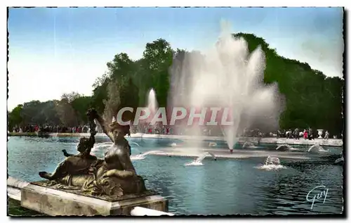 Ansichtskarte AK Versailles Et ses Merveilles Les Parterres D&#39Eau du Chateau