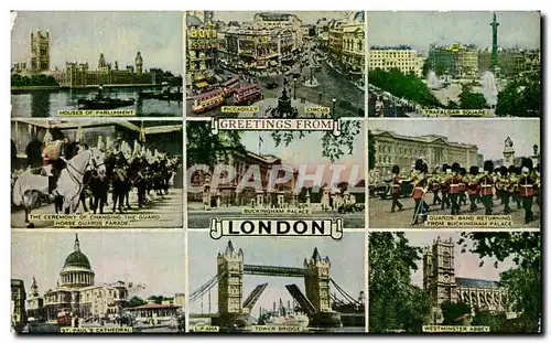 Cartes postales Greeting From London