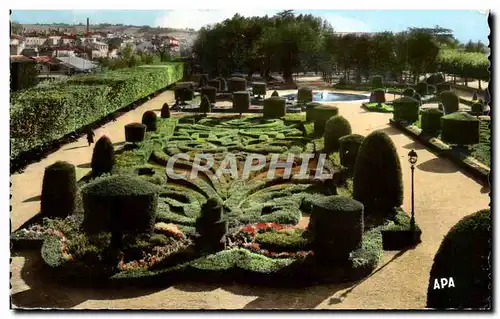 Moderne Karte Castres Jardin de l&#39Eveche dessine par Le Notre