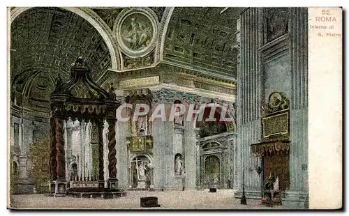 Cartes postales Roma Interna di S Pietro